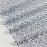 Лоскуток. Бавовняне полотно "Косичка" колір світло-сірий (платина) 230 см No QRG-28, 39*230 см, фото 7