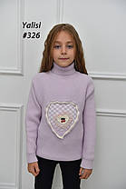 Свитер дитячий альпака Серце  на 110-150 р