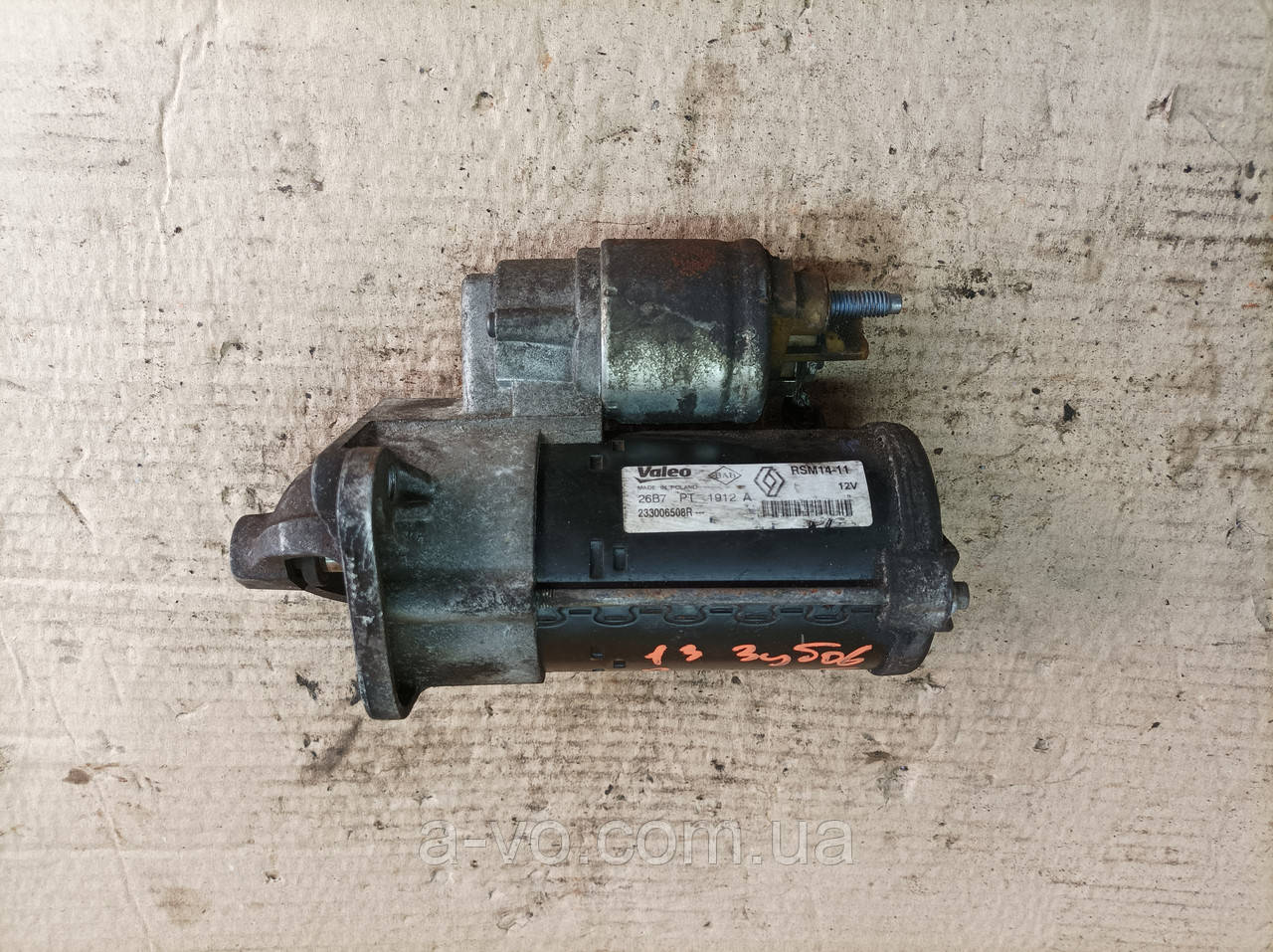 Стартер для Renault Duster, Capture, Scenic, Kangoo, Megane, 233006508R, RSM14-11, 13 Зубів, фото 1