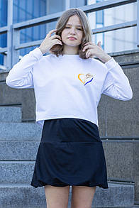 Підліткова спідниця на кокетці двунитка