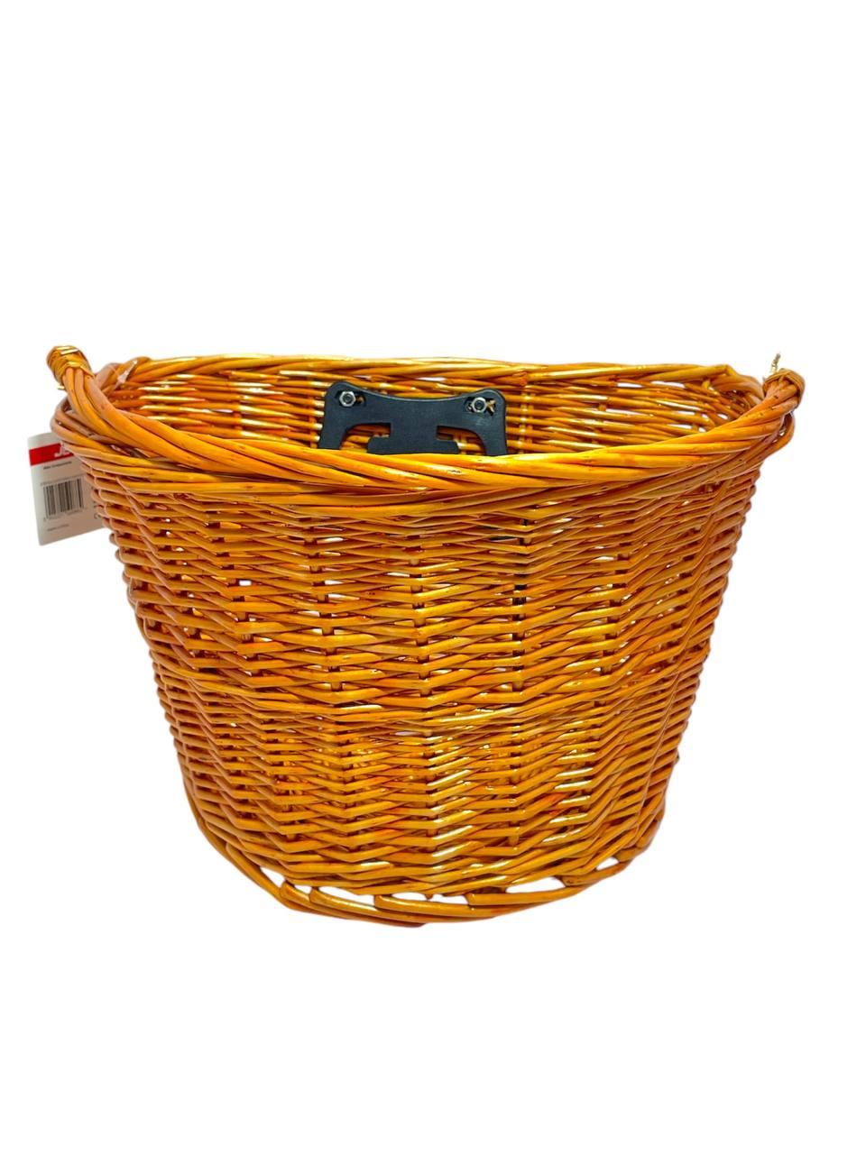 🚲Велосипедний кошик з лози з швидкоз’ємним кріпленням на руль у комплекті, фото 1