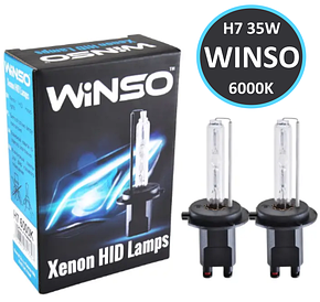 Комплект автомобільних ксенонових ламп WINSO H7 35W 6000K 2 шт