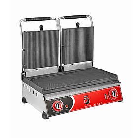 Контактний гриль SILVER 2133 2 поста ребро