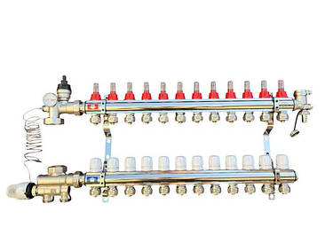 Колектори «EUROPRODUCT» латунні хромовані