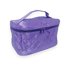 Косметичка Валізка тканинна на блискавці та з дзеркальцем в асортименті кольорів