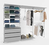 Тумба 2 ящика висувнийЛДСП (світло-сірий) для вбиральні модульної Premio GS -450х600х467, фото 5