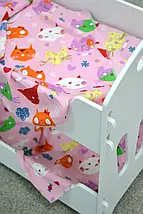 Ліжечко для ляльок "МАСЯ" (двоярусне, в коробці) 8002 Біле, фото 5