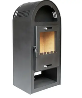 Дров'яна камінна піч з великою теплоємністю для опалення будинку, євробуржуйка ACKERMAN P5 Ekonomik - 7,5 кВт
