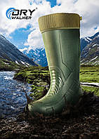 Demar чоловічі високі гумові чоботи розміру 45 Dry Walker Eva утеплені для снігу болота