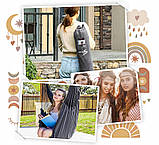 Стілець "бразильський" Activeplus 120 см 150 кг гойдалка великий гамак крісло Boho, фото 8