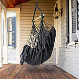 Стілець "бразильський" Activeplus 120 см 150 кг гойдалка великий гамак крісло Boho, фото 9