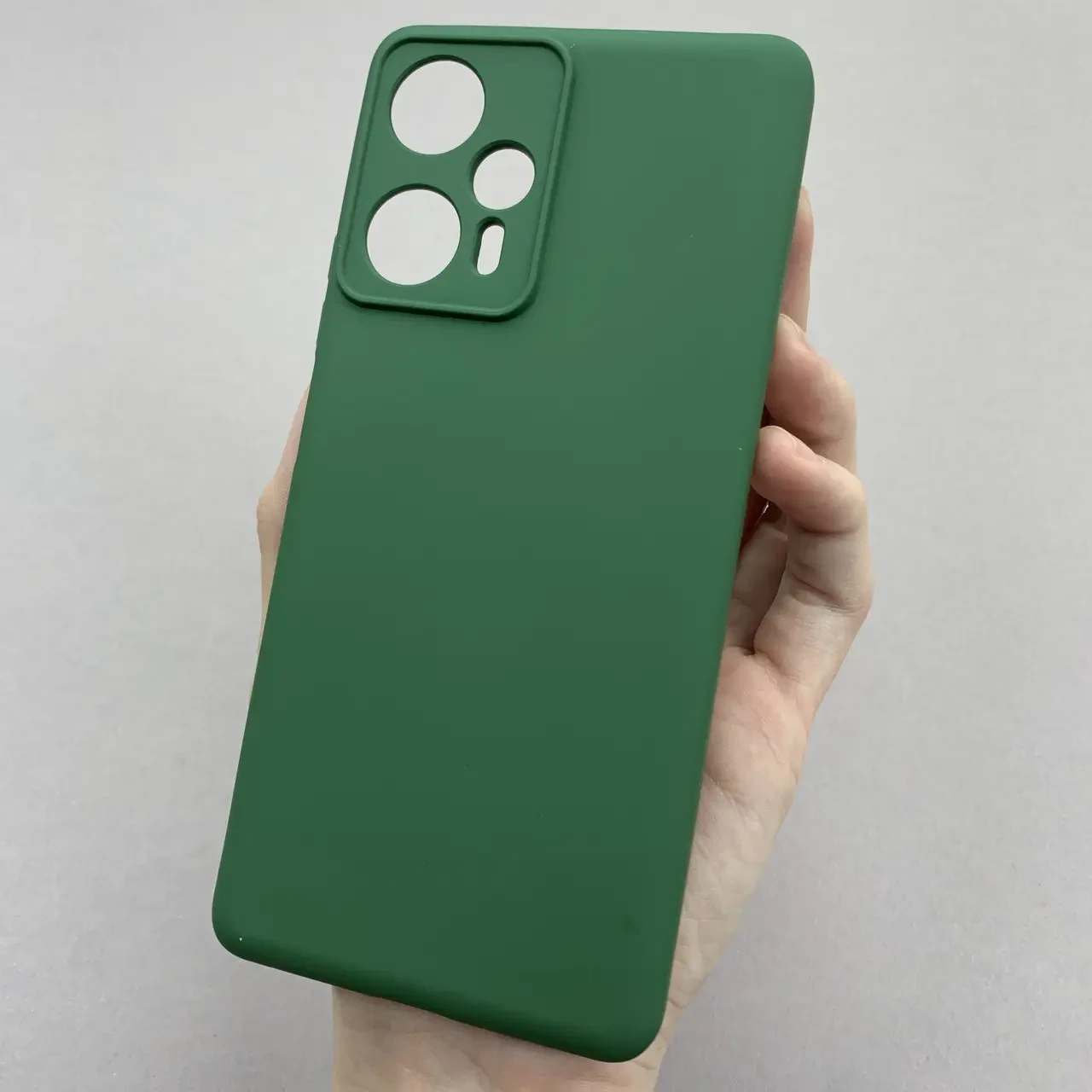 Чохол Silicone Case Xiaomi Poco F5 Темно-зелений