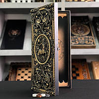 Нарди дерев'яні ручної роботи Стрілець 50×23см подарункові, фото 3