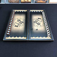 Нарди дерев'яні ручної роботи Стрілець 50×23см подарункові, фото 7