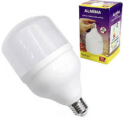 Акумуляторна лампочка 20 Вт із цоколем E27, Almina DL-020 / Світлодіодна аварійна лампа з акумулятором