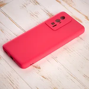 Чохол Silicone Case Xiaomi Poco F5 Малиновий
