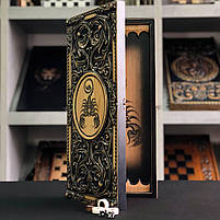 Нарди дерев'яні подарункові Скорпіон 50×23 см довгі нарди та короткі нарди, фото 3