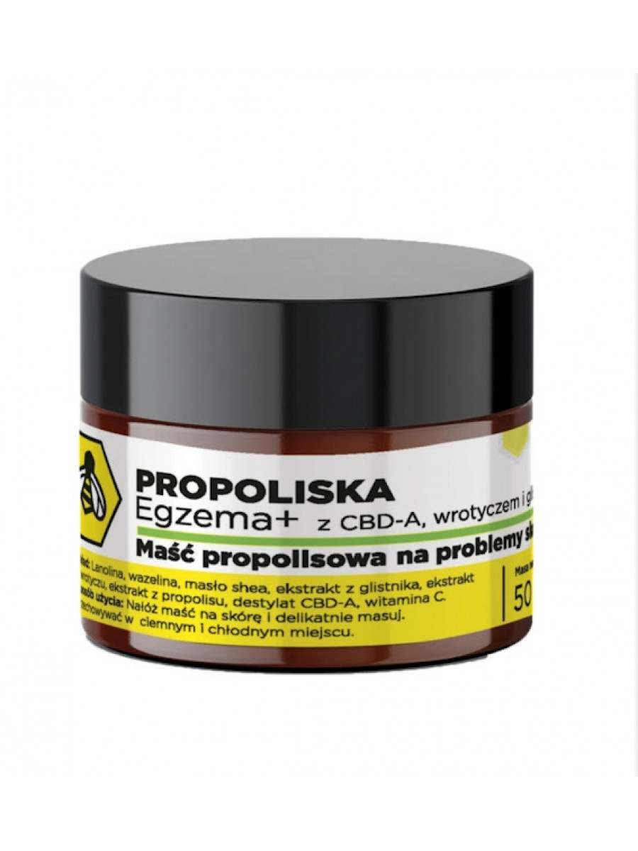 Propoliska Egzema Plus - Мазь від Екземи - CBDA /Піжма/Чистотіл - 50 мл