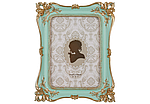 Рамка для фотографії 18.5х23.5 см для фото 12.5х17.5 см, колір - тифані із золотом 450-258