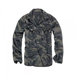 Brandit Рубашка Brandit Slimfit Shirt DARKCAMO (S)