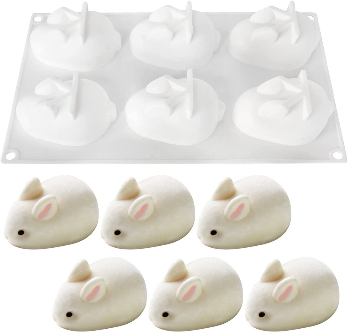 Силіконова форма Зайчик ВЕЛИКА