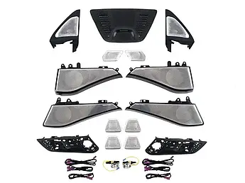 Комплект сіток динамиків BMW БМВ X6 G06 з підсвіткою Bowers & Wilkins