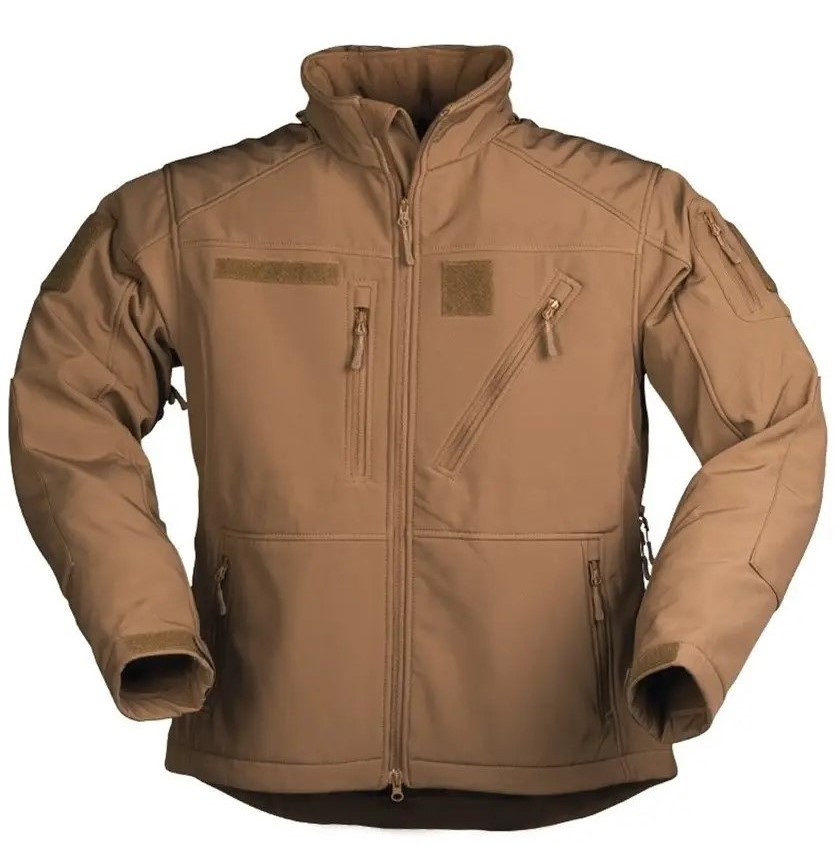 Куртка софтшелл вітро-водо непроникна Coyote Mil-Tec 10864019 M, фото 1