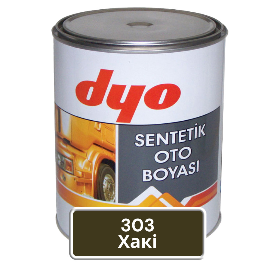 303 Хакі алкідна автофарба Dyo 1 кг (без затверджувача), фото 1