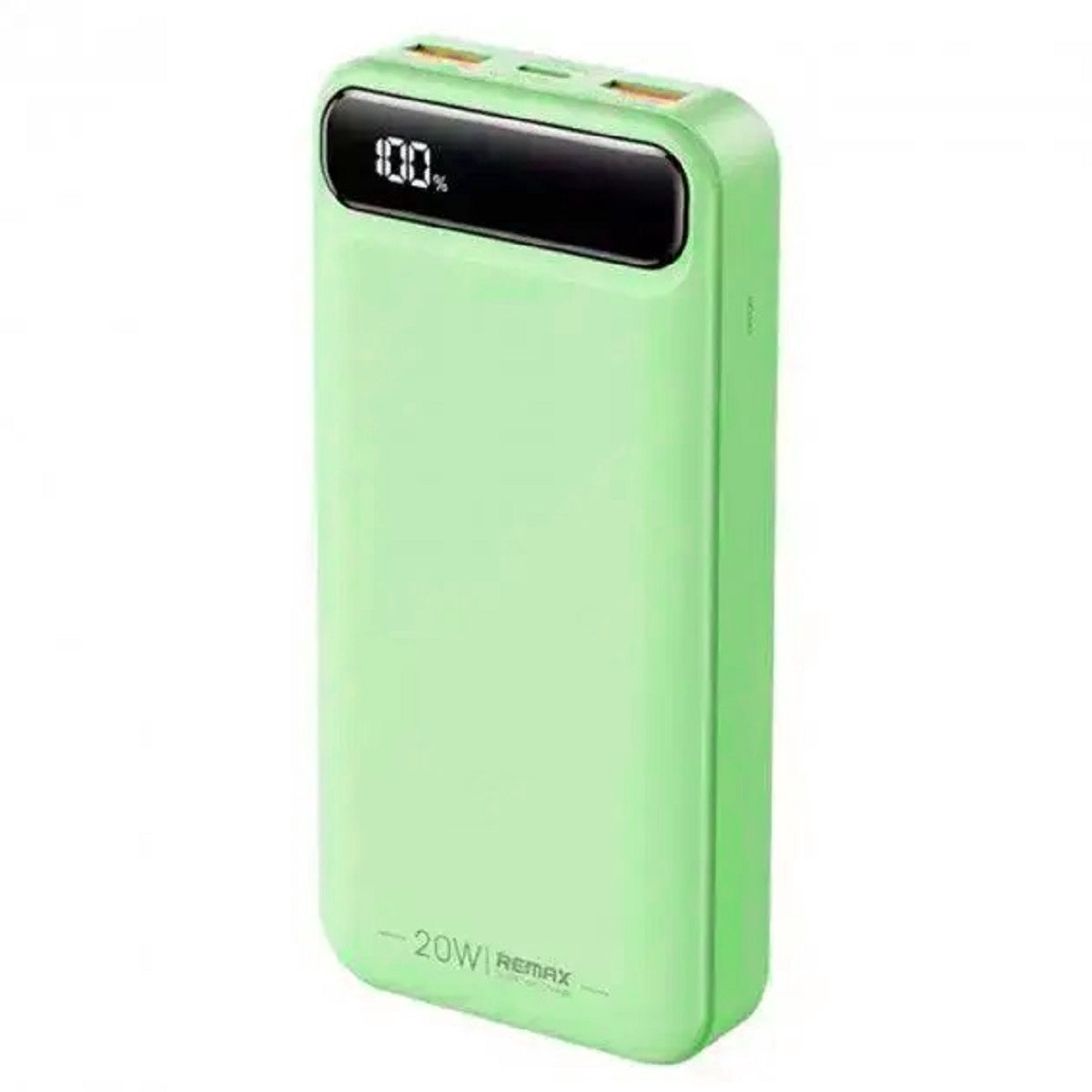 УМБ Remax RPP-521 20000 mAh 22.5W micro-USB Type-C швидке зарядження салатовий RPP521G, фото 1