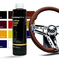 Фарба для шкіряного керма 3в1 Furniture Clinic Leather Repair Paint 50-1000 мл (11 кольорів на вибір)