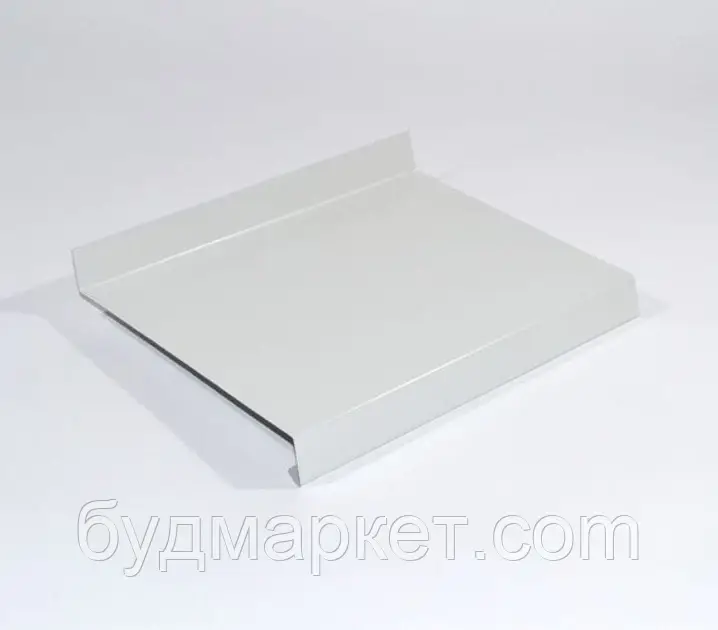 Відлив віконний 10 см RAL 9003 (білий) 2000 мм