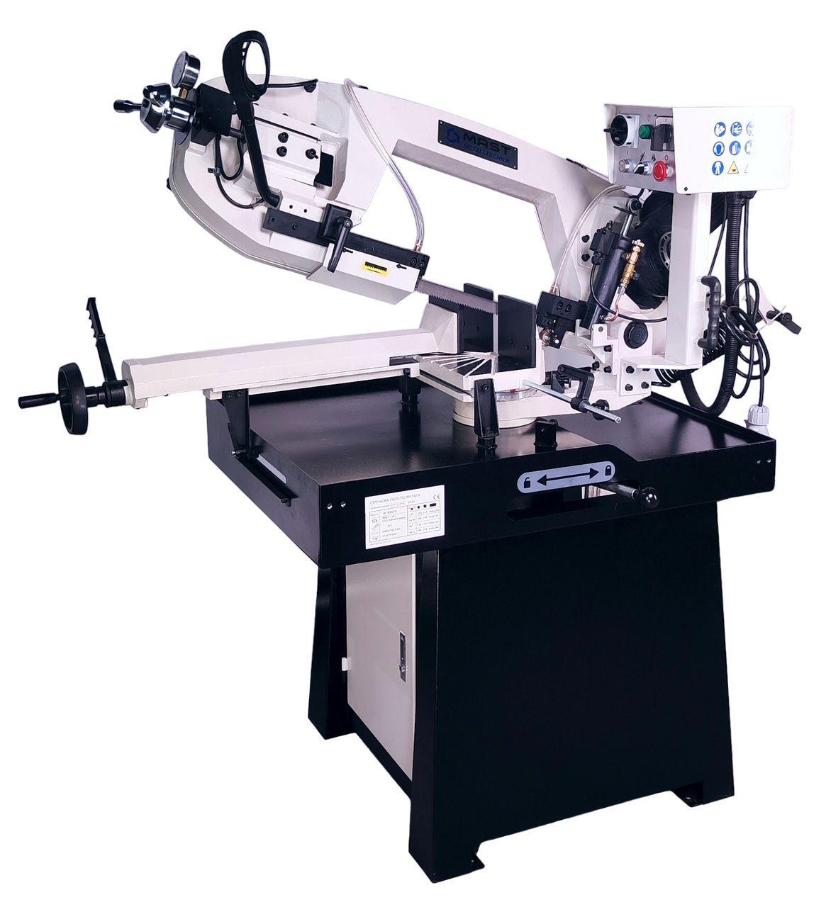 Стрічкова пила по металу, професійна пила для металу, пила по металу з двошвидкісним двигуном, пила з регулюванням кута різу, пила, фото 1