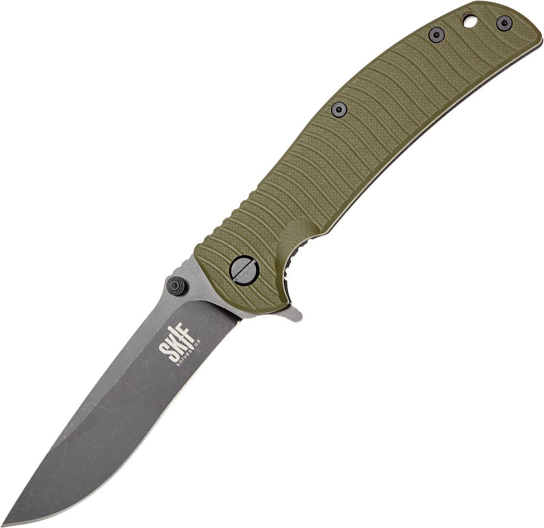 Нож SKIF Urbanite II BSW  (black) Olive, фото 1