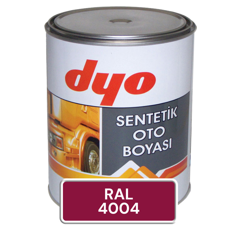 RAL 4004 Бордова алкідна авто фарба Dyo 1 кг (без затвердника), фото 1