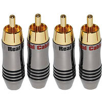 Конектор Real Cable RCA (R6872-2C) до 6 мм.