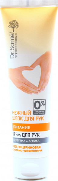 Крем для рук Ніжний шовк Живлення, 90 мл, Dr.Sante, Арт.45550