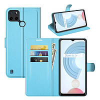 Чохол-книжка Litchie Wallet для Realme C21Y / C25Y Light Blue
