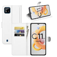 Чохол-книжка Litchie Wallet для Realme C11 2021 White