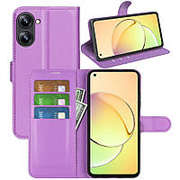 Чохол-книжка Litchie Wallet для Realme 10 4G Violet