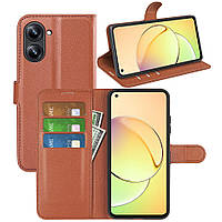 Чохол-книжка Litchie Wallet для Realme 10 4G Brown