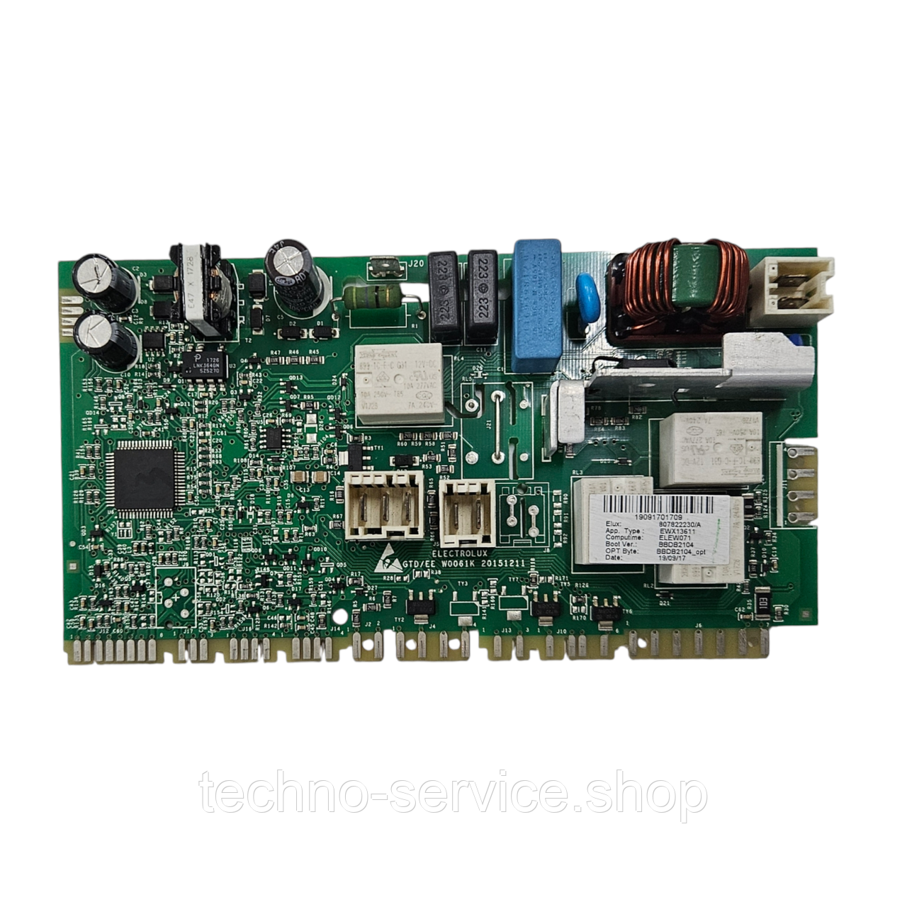 Модуль (плата) керування пральної машини Electrolux 807822230/A, EWX13611, ELEW071
