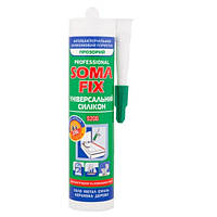 Герметик силіконовий універсальний прозорий 280 мл SOMA FIX