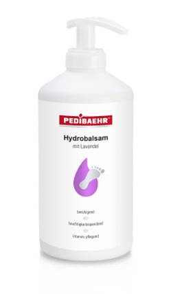 ГІДРОБАЛЬЗАМ ДЛЯ СУХОЇ ШКІРИ НІГ З ОЛІЄМ ЛАВАНДИ 500 МЛ, PEDIBAEHR, фото 2