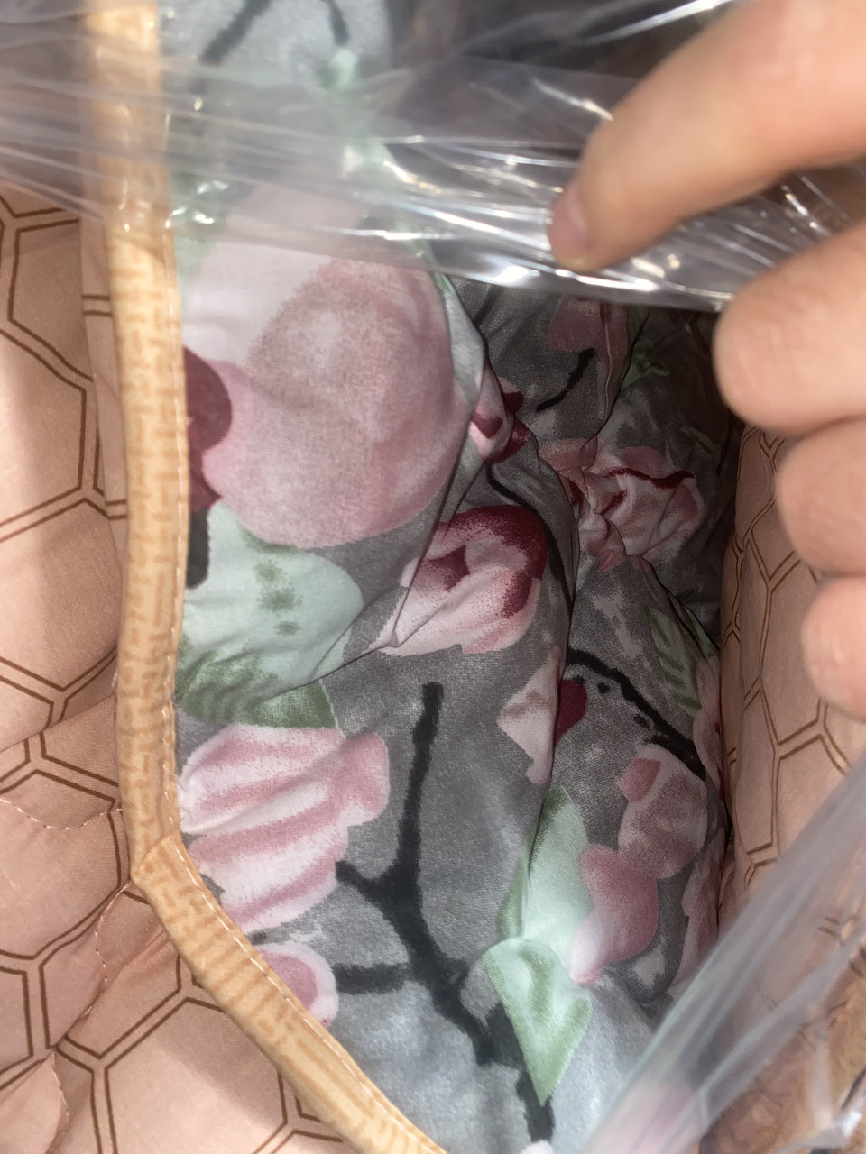 Ковдра зимовий вовняне ОДА Двоспальне 175x215 Овеча шерсть, чохол: 100% бавовна Вовняна ковдра ODA, фото 1