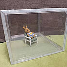 Контейнер коробка прозорий демонстраційний бокс 27*33*21 см магнітним дверцятами, фото 9