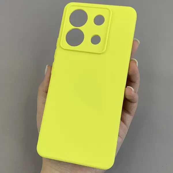 Чохол Silicone Case Xiaomi Poco X6 Жовтий