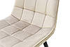 Кухонний обідній стілець м'який Віллі (велюр/бежевий), фото 6