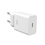 Мережевий Зарядний Пристрій XO L126 1USB-C PD/QC 20W Колір Білий, фото 3