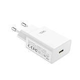 Мережевий Зарядний Пристрій XO L126 1USB-C PD/QC 20W Колір Білий, фото 5