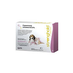 Краплі Стронгхолд від бліх та глистів для кошенят та цуценят до 2.5кг 1 шт